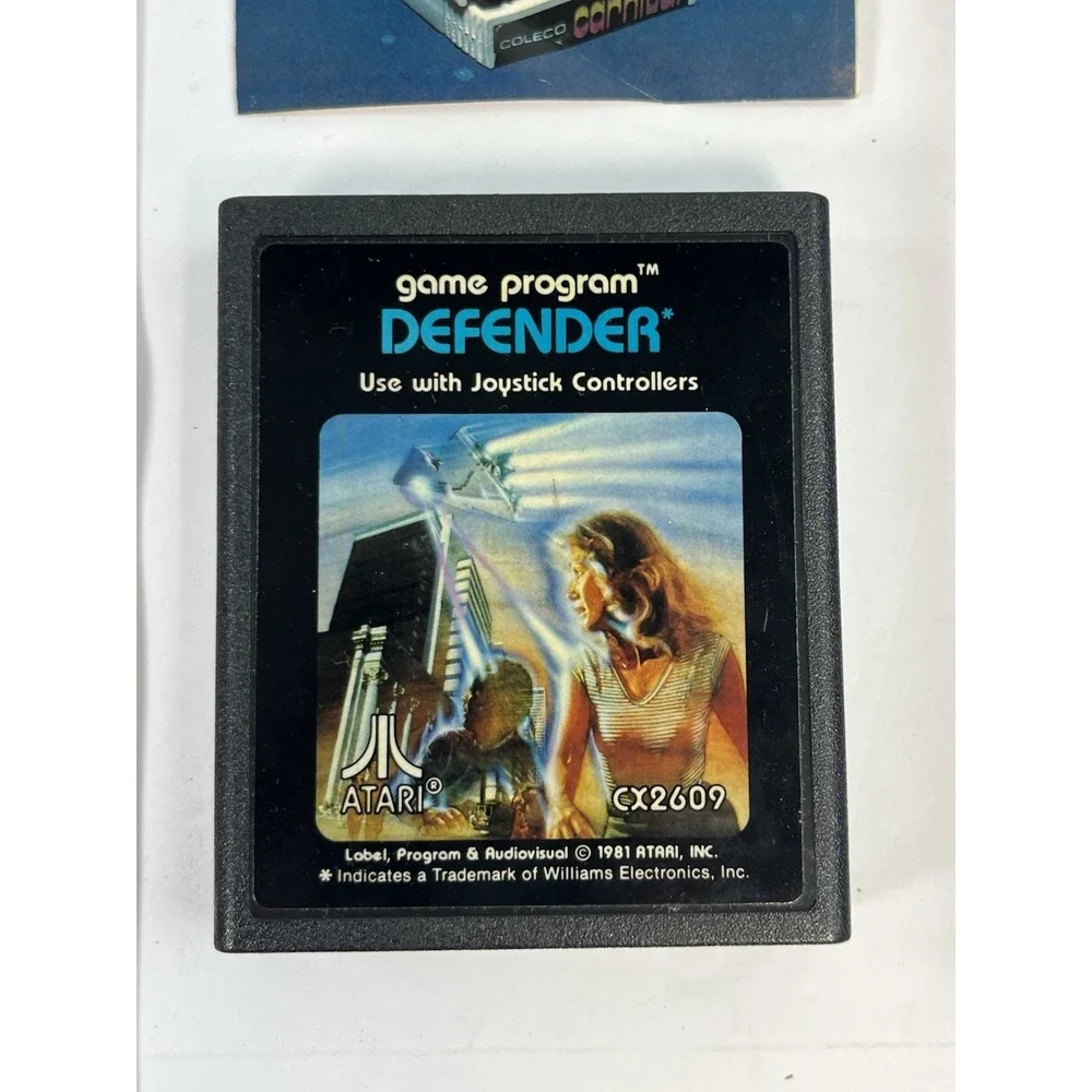 Defender (Atari 2600, 1980) Complete w/ Box & Manual - Tested & Working